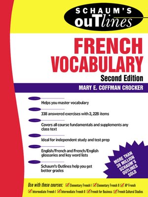 cover image of French Vocabulary